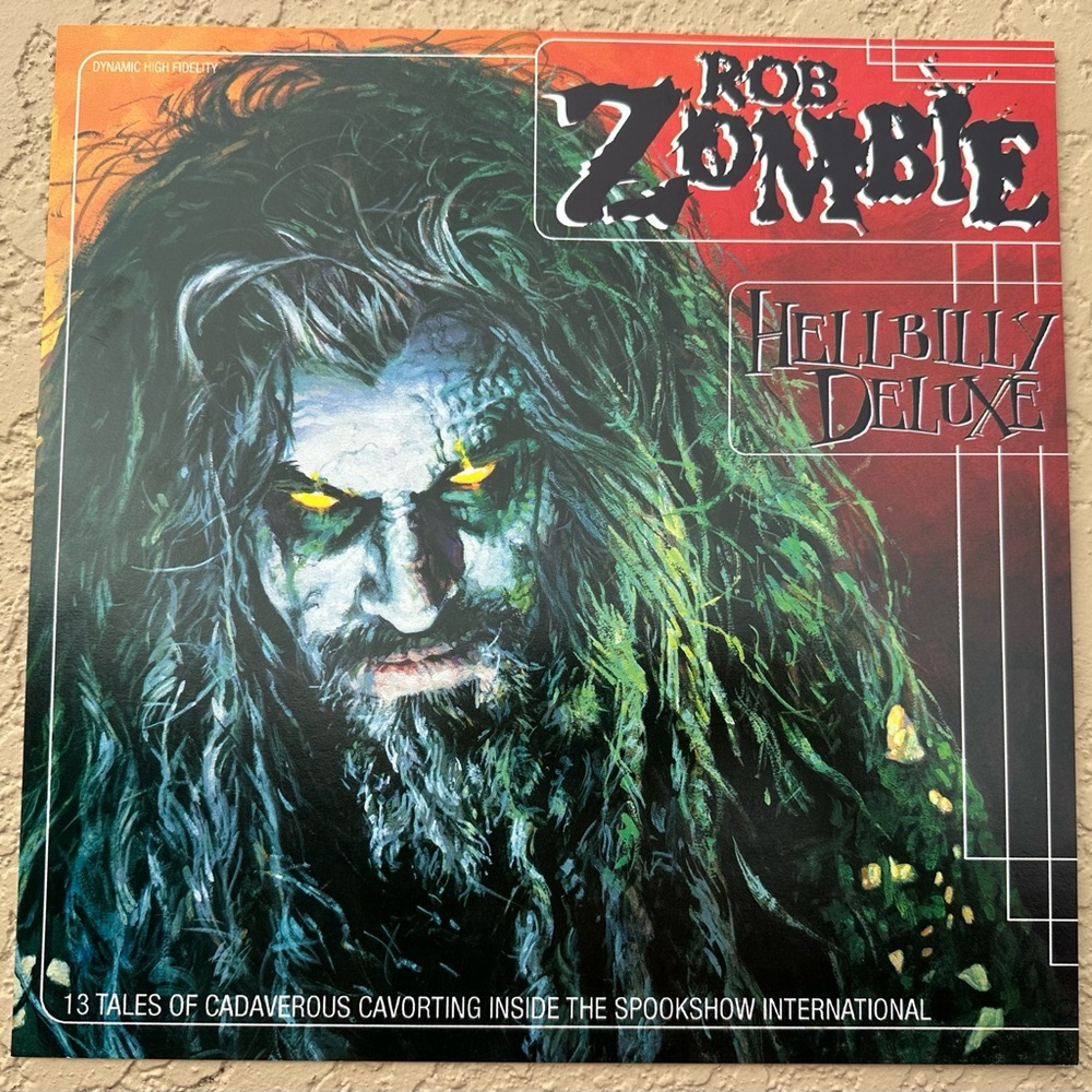 Rob Zombie Hellbilly Deluxe 2-Sided 12 X 12 Promo Poster 1998 Geffen Records VGC